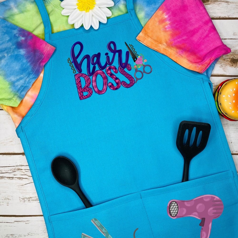 Hair Boss Kids Apron - Petite & Sassy Designs