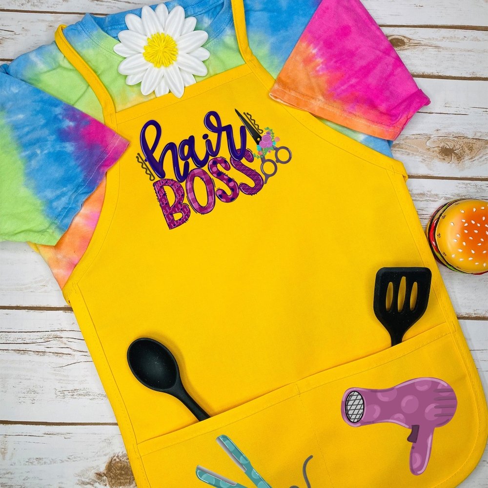 Hair Boss Kids Apron - Petite & Sassy Designs