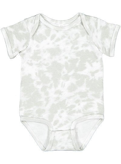 Infant Short Sleeve Body Suit - Blue Tie Dye - Petite & Sassy Designs
