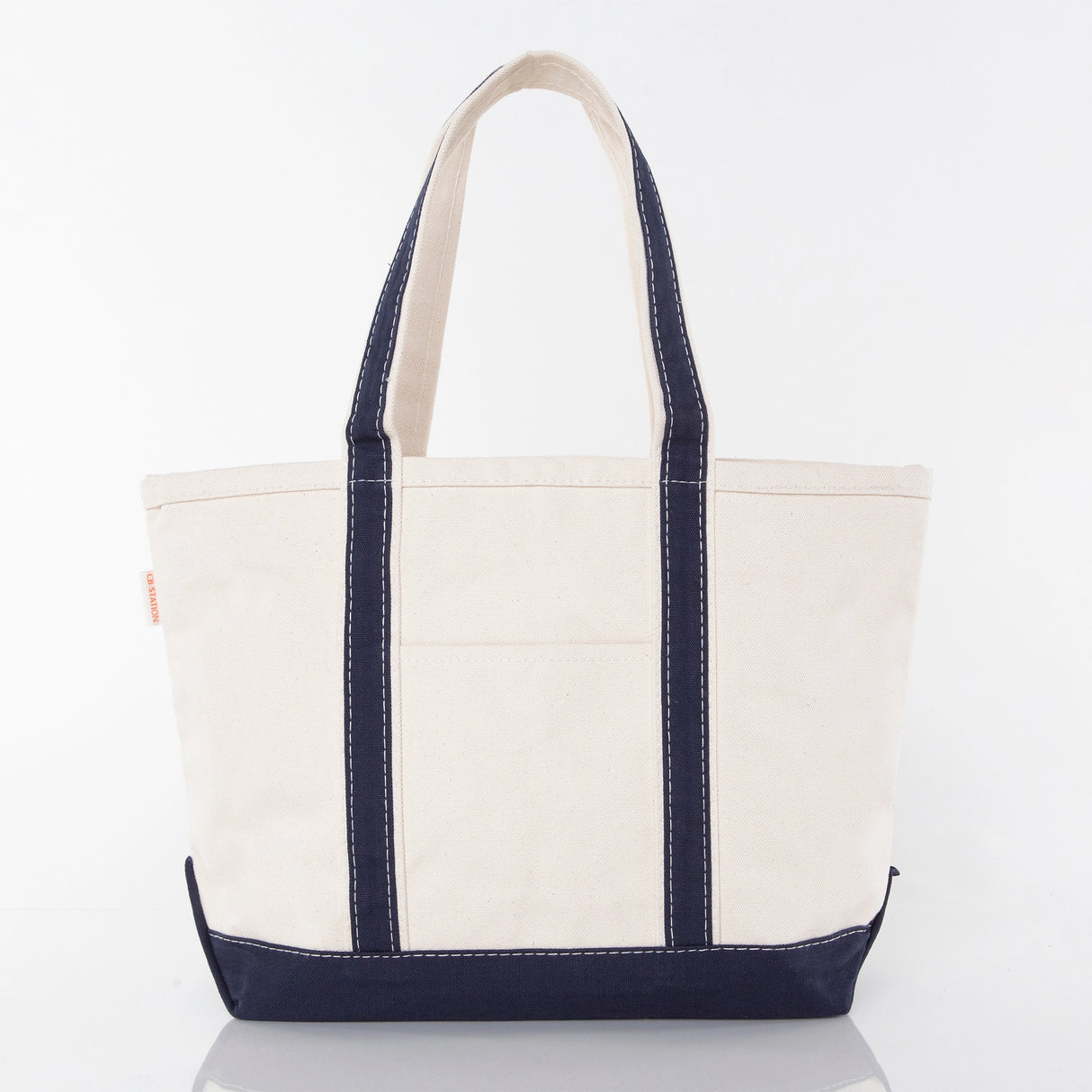 Navy Medium Classic Tote - Petite & Sassy Designs