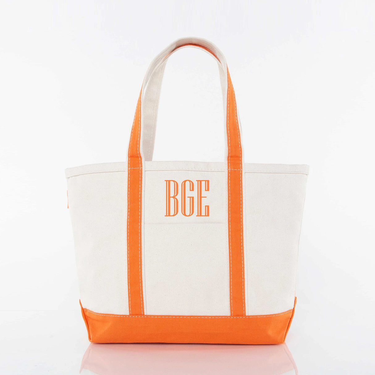 Orange Medium Classic Tote - Petite & Sassy Designs