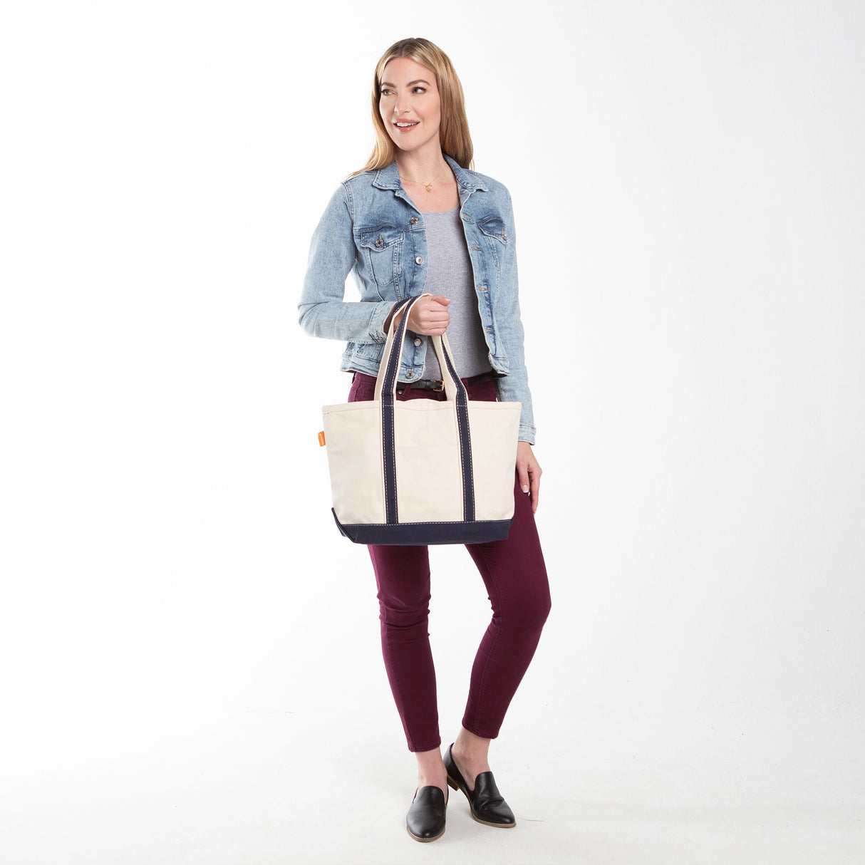 Purple Medium Classic Tote - Petite & Sassy Designs