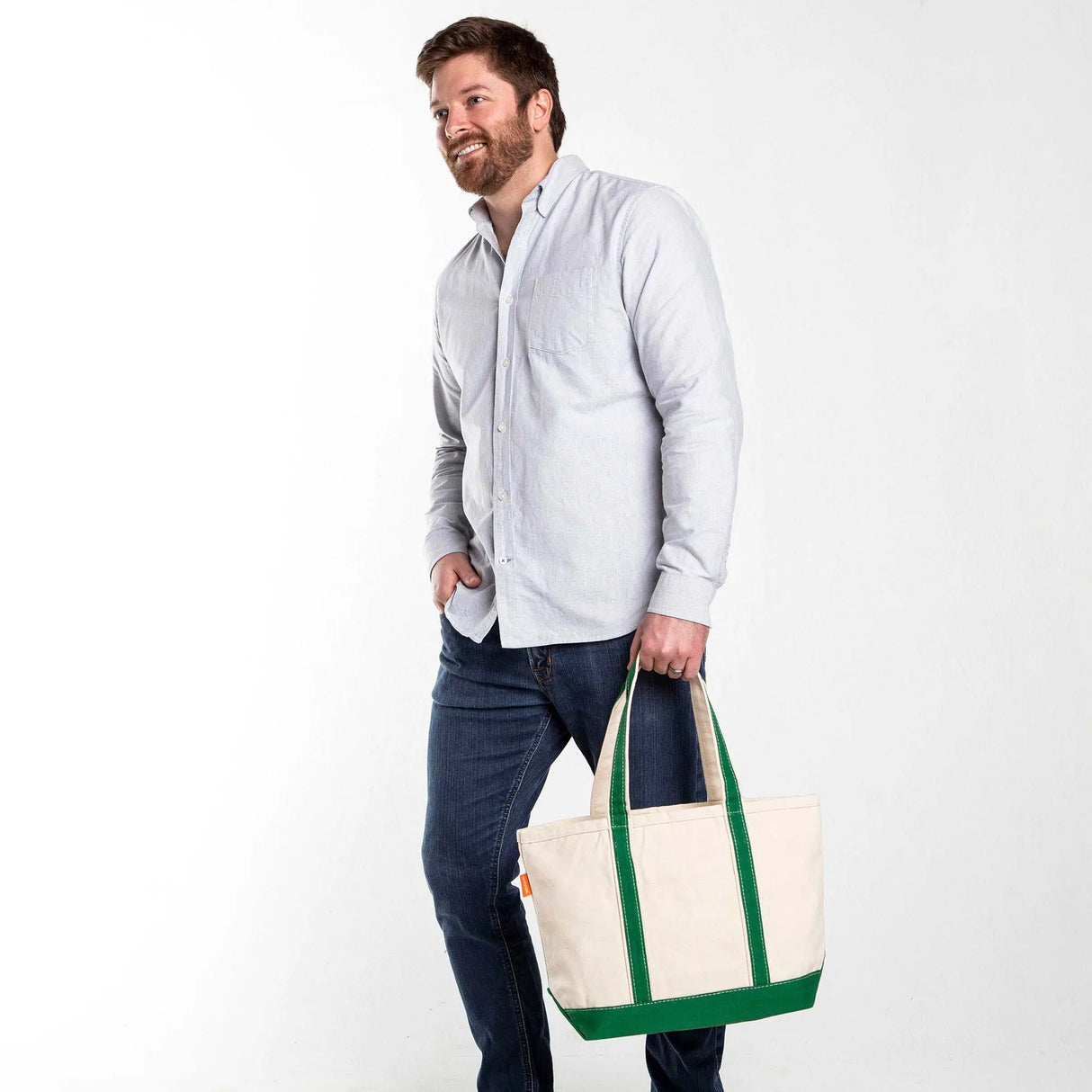 Green Medium Classic Tote - Petite & Sassy Designs