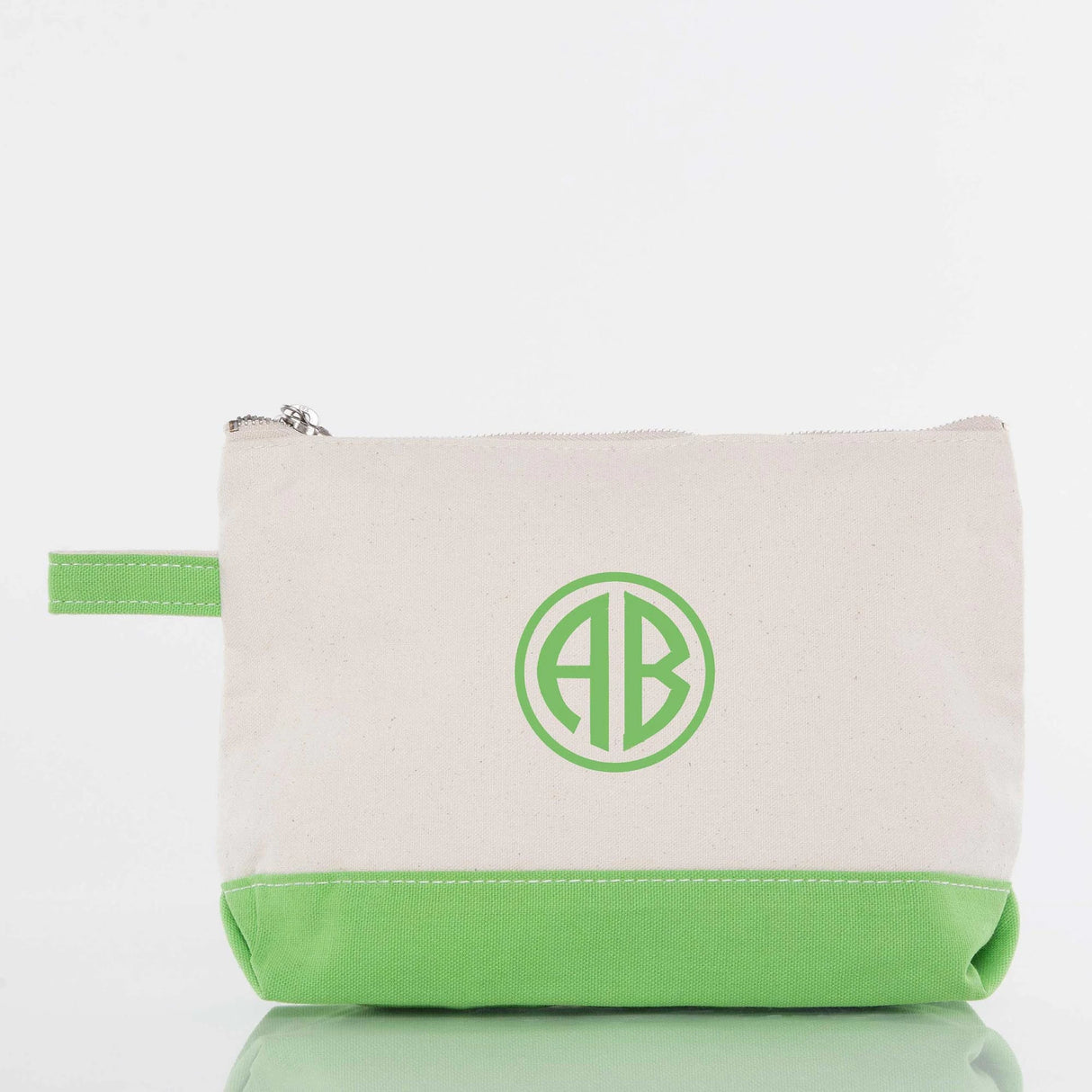 Lime Green Makeup Bag - Petite & Sassy Designs