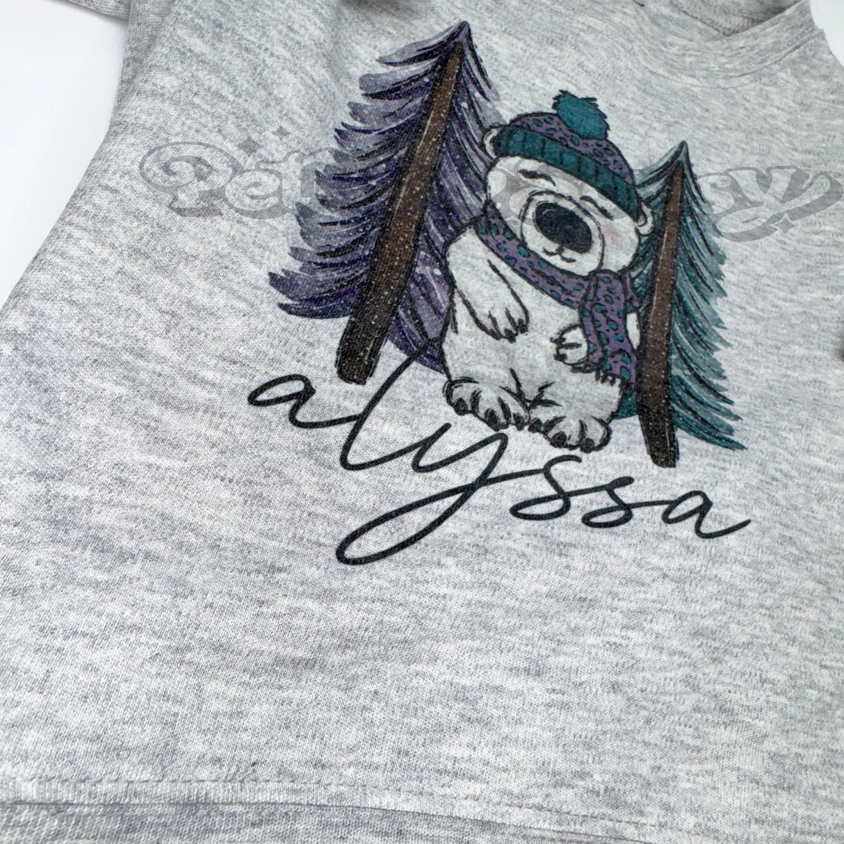 Personalized Baby Jogger Set - Gray