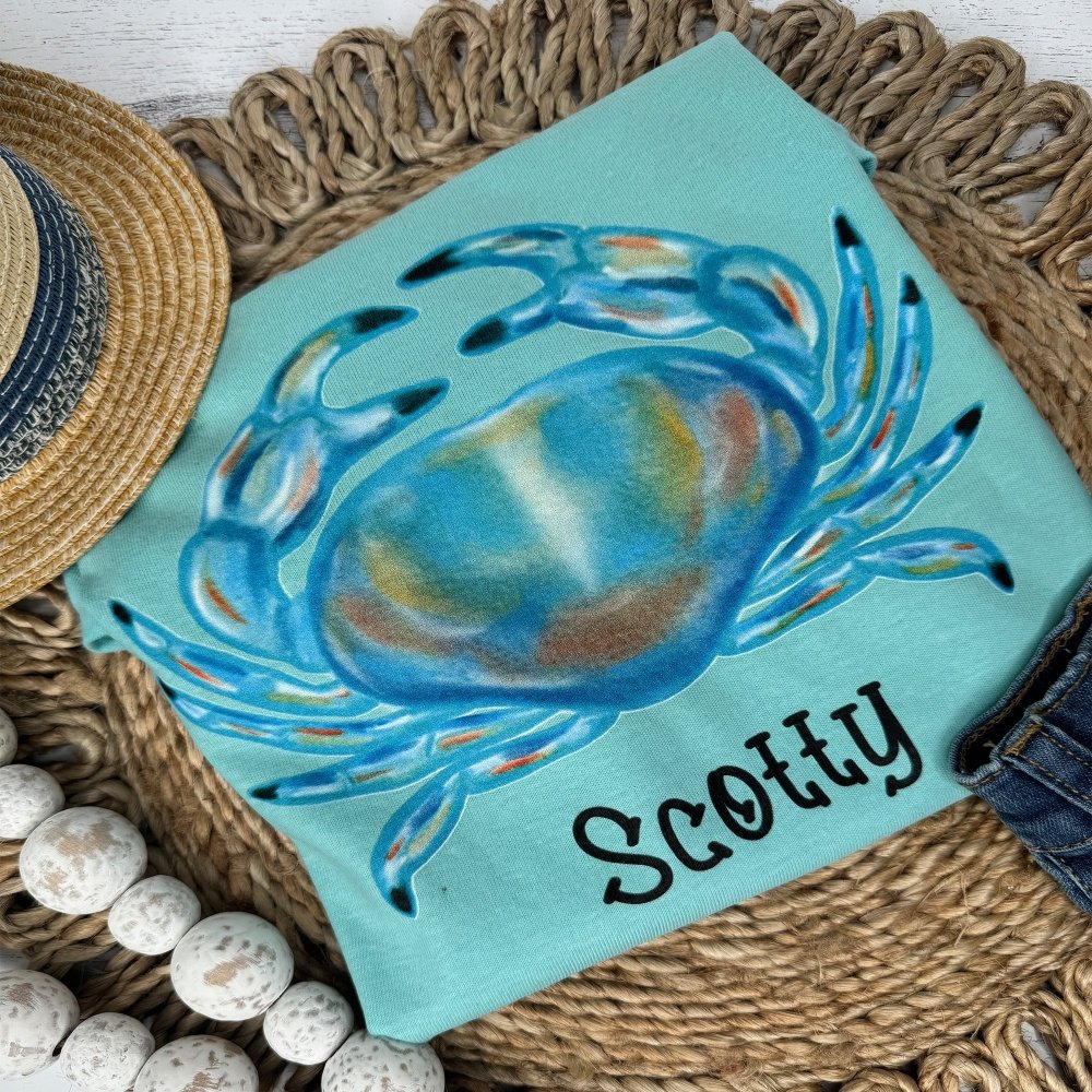 Personalized Crab Tee - Petite & Sassy Designs