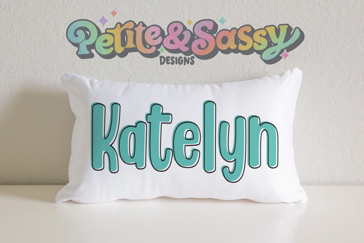 Personalized Name Pillow Case - Petite & Sassy Designs