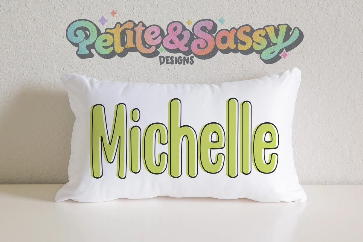 Personalized Name Pillow Case - Petite & Sassy Designs