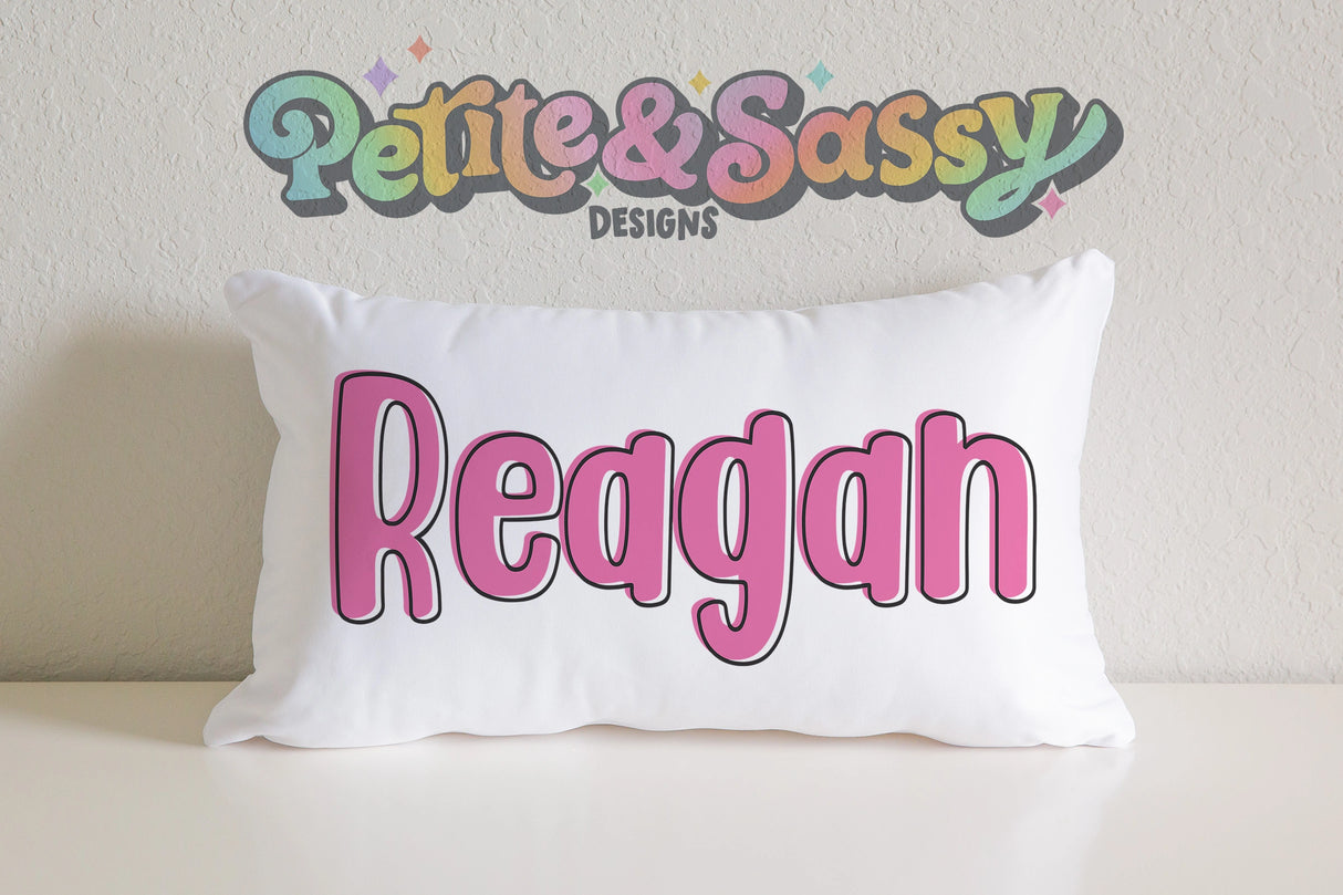 Personalized Name Pillow Case - Petite & Sassy Designs