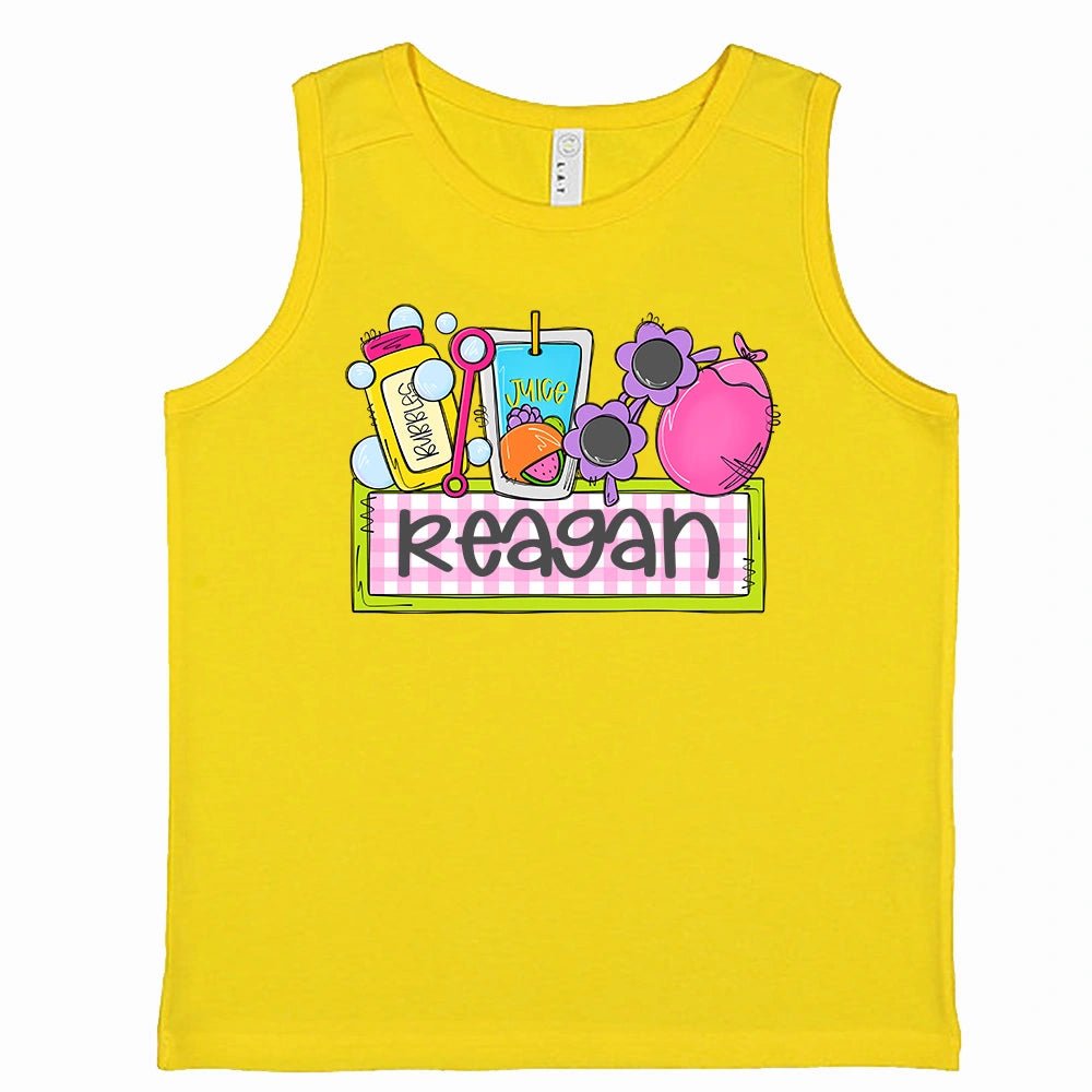Personalized Girls Summer Fun Tank Top - Petite & Sassy Designs