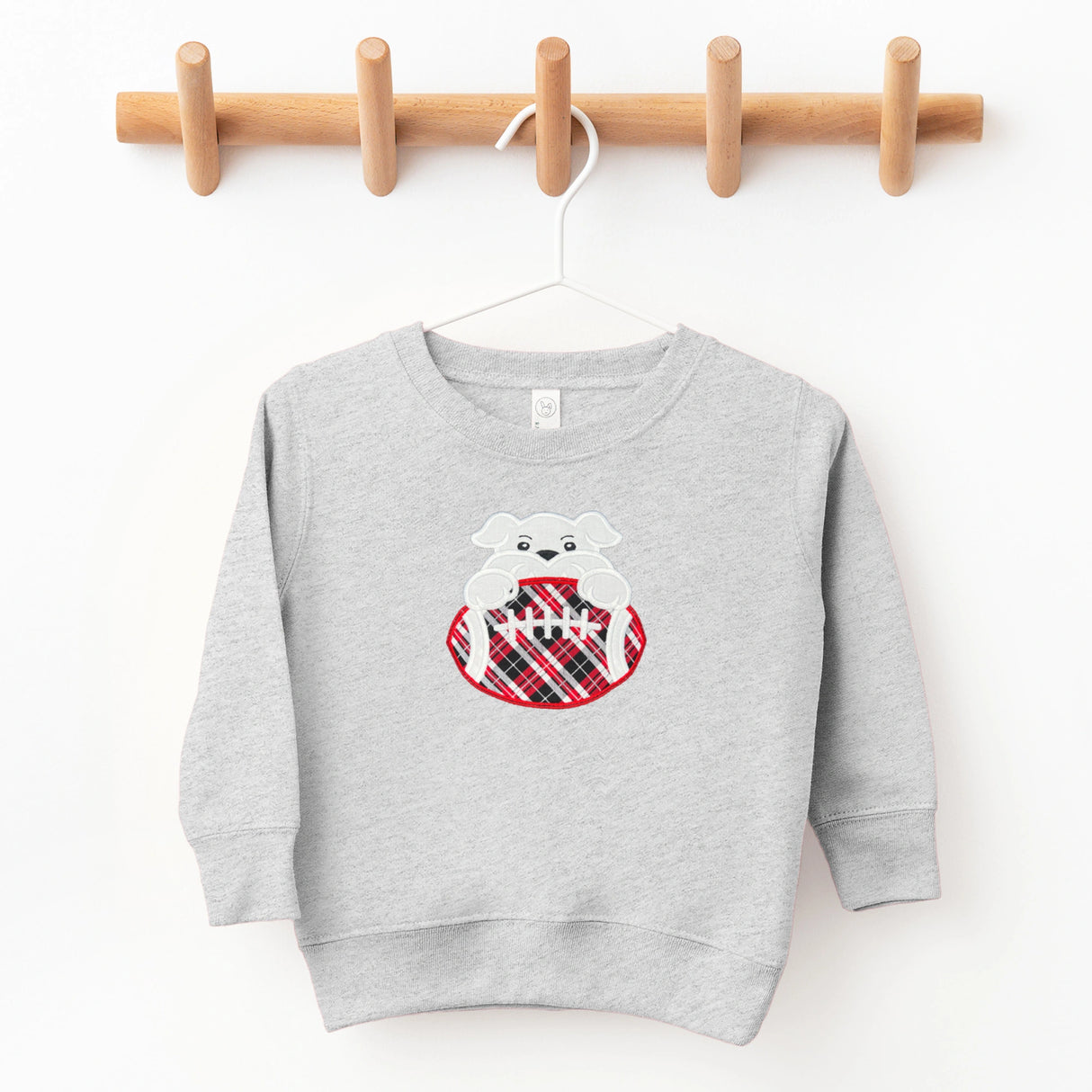 Bulldog Fan Applique Sweatshirt - Petite & Sassy Designs