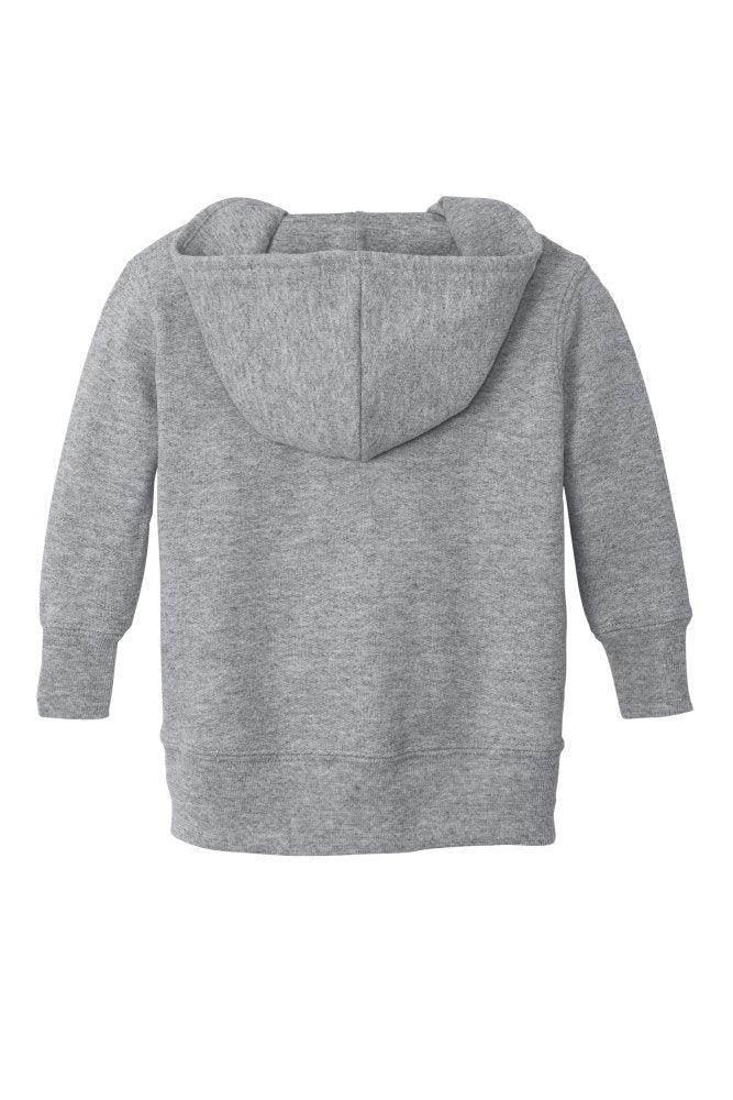 Gray Infant Full Zip Fleece Hooded Sweatshirt Jacket - Petite & Sassy Designs
