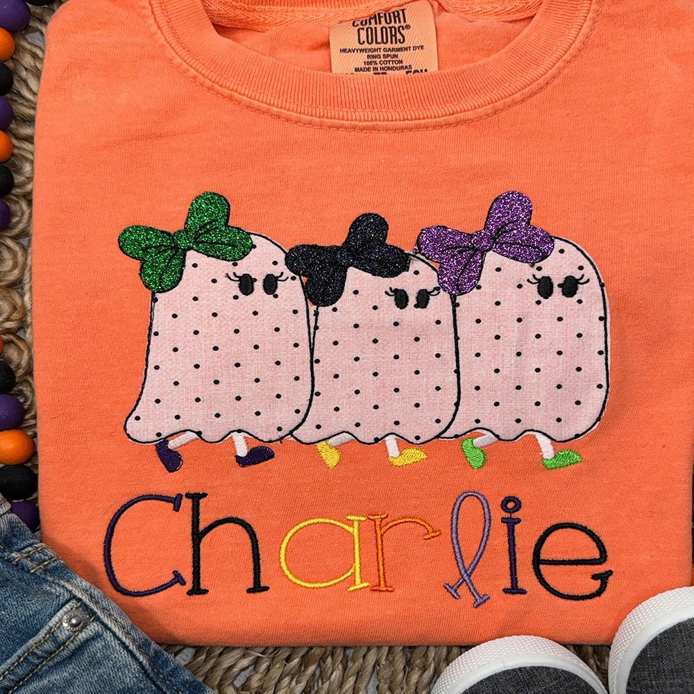 Walking Ghost Comfor Colors T-shirt - Petite & Sassy Designs