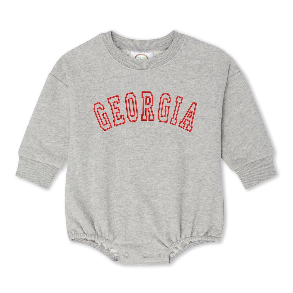 Game Day Gray Sweatshirt Bubble - Petite & Sassy Designs
