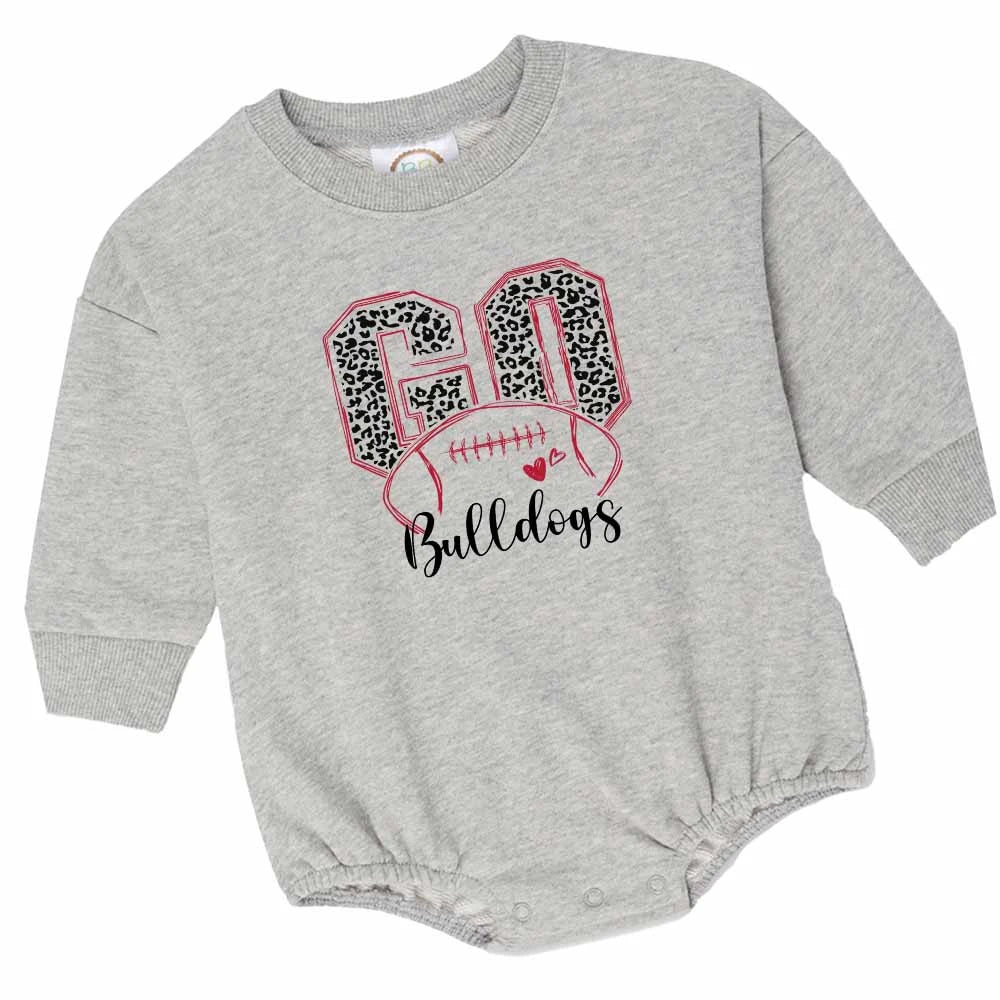 Go Bulldogs Sweatshirt Bubble - Petite & Sassy Designs