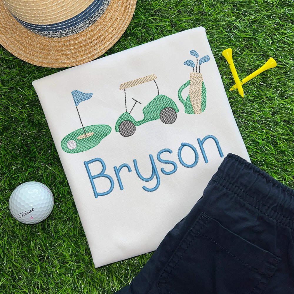 Boys Golf Trio T-shirt - Petite & Sassy Designs