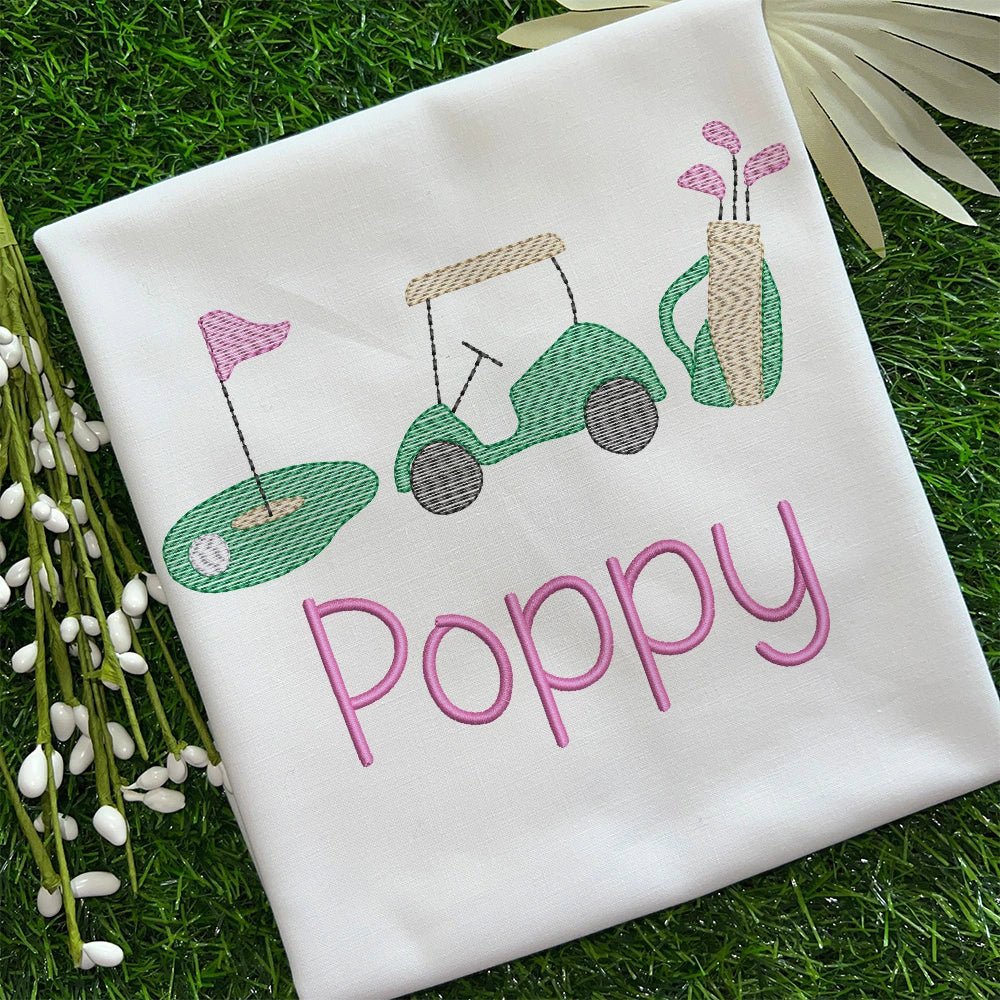 Girls Golf Trio T-shirt - Petite & Sassy Designs