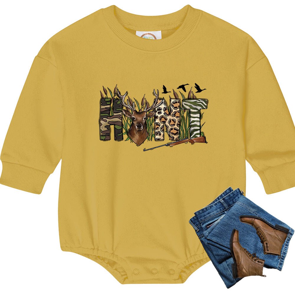 Personalized HUNT Sweatshirt Bubble - Petite & Sassy Designs