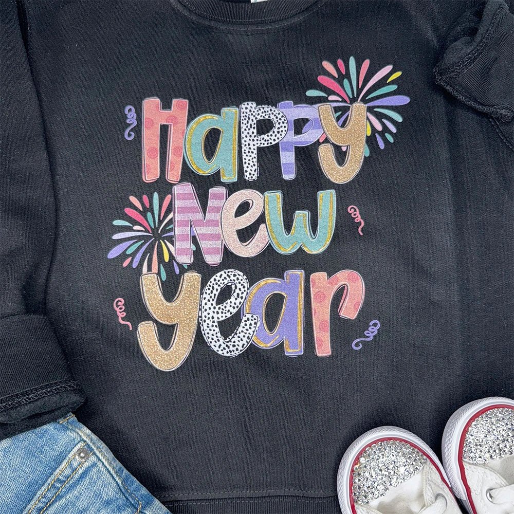Happy New Year Sweatshirt - Petite & Sassy Designs