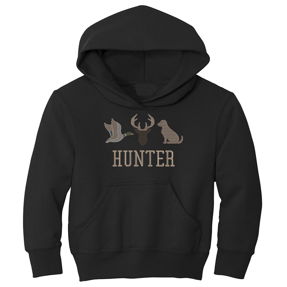 Hunting Duck Deer Dog Hoodie - Petite & Sassy Designs