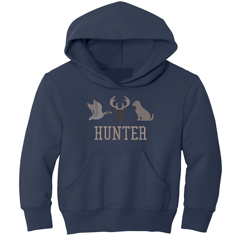 Hunting Duck Deer Dog Hoodie - Petite & Sassy Designs