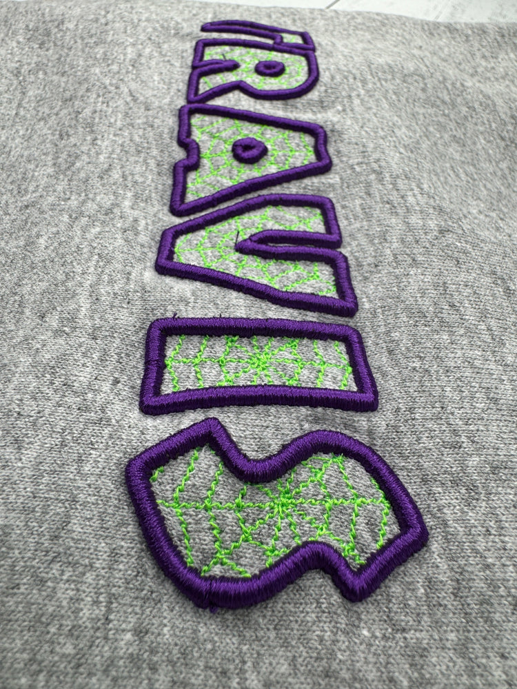 Personalized Halloween Web Name Sweatshirt - Petite & Sassy Designs