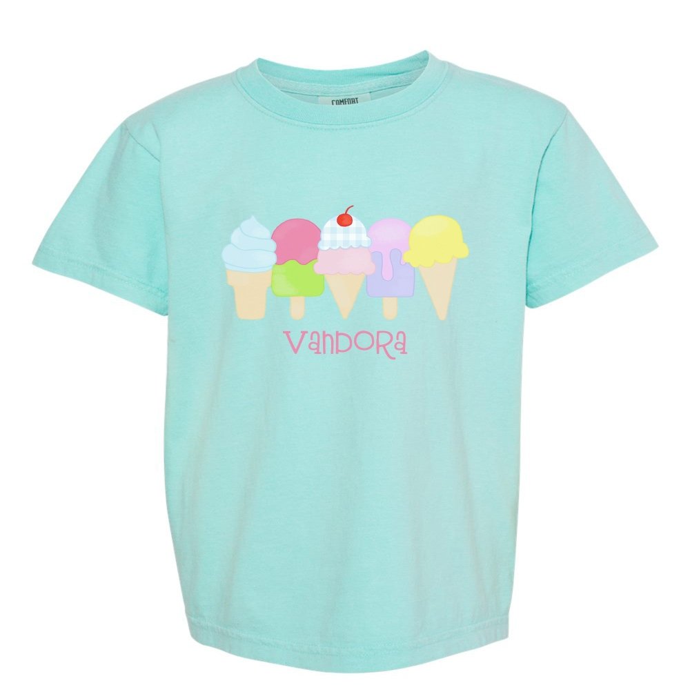 Personalized Ice Cream Tee - Petite & Sassy Designs