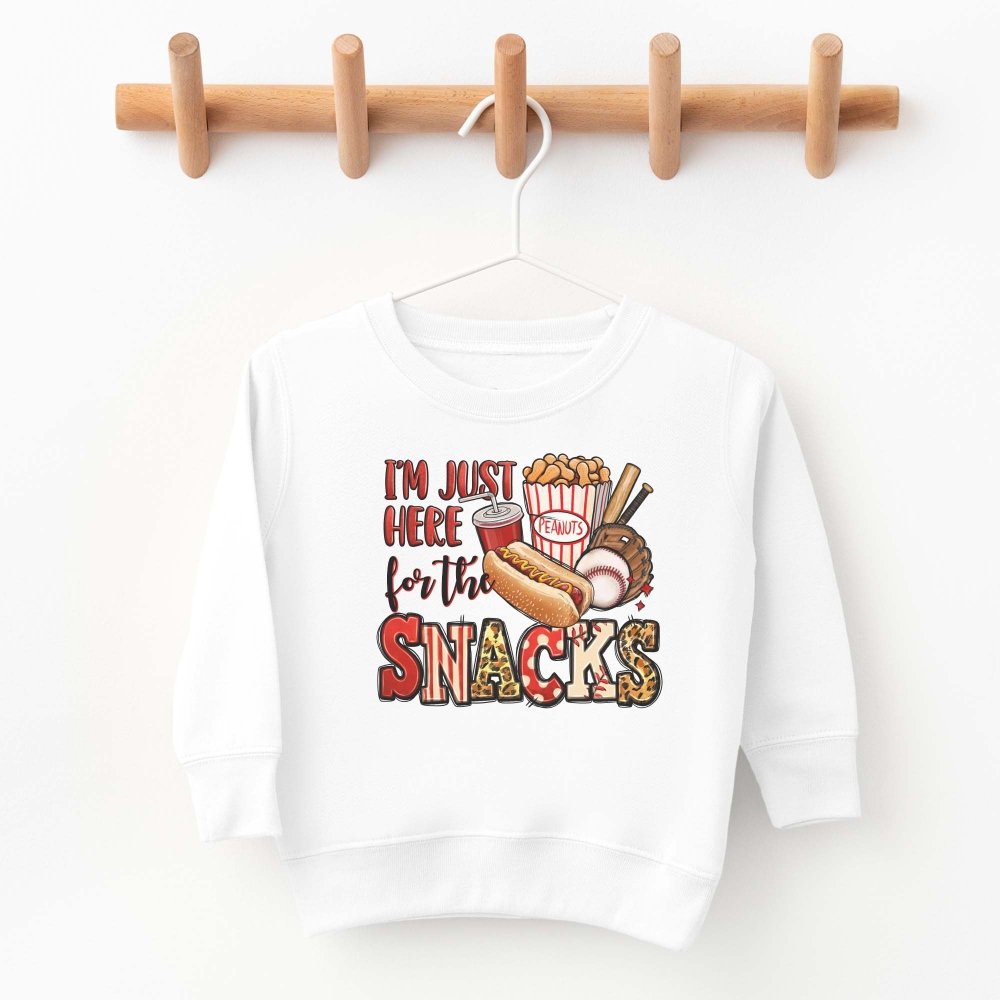 Baseball Snacks Sweatshirt - Petite & Sassy Designs