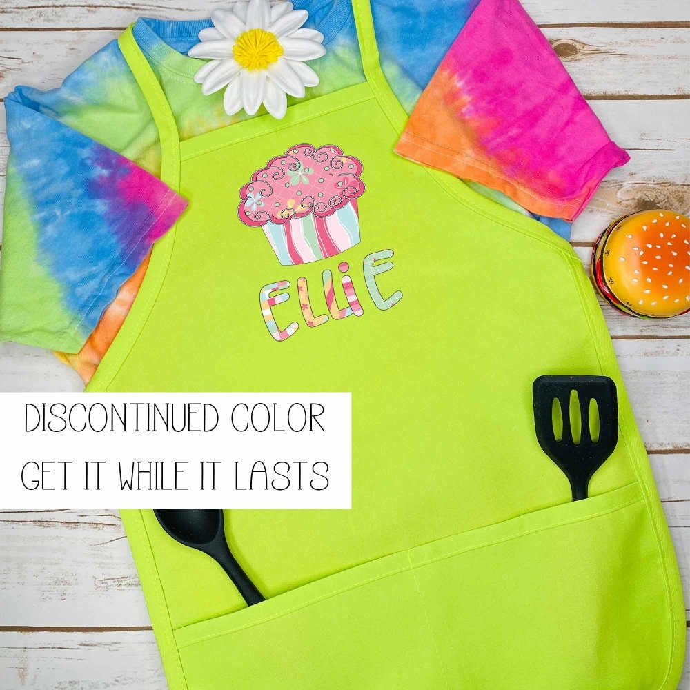 Kids Personalized Cupcake Apron - Petite & Sassy Designs
