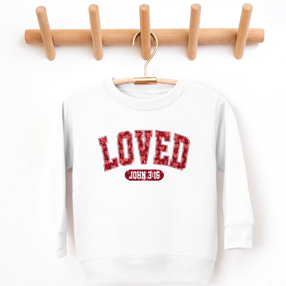 Loved John 3:16 Sweatshirt - Petite & Sassy Designs