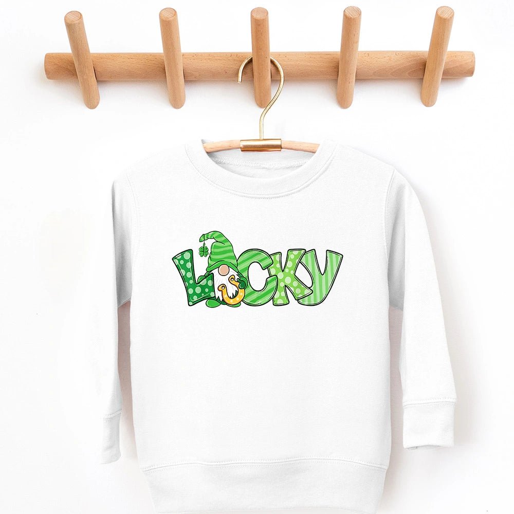 Lucky Gnome Sweatshirt - Petite & Sassy Designs