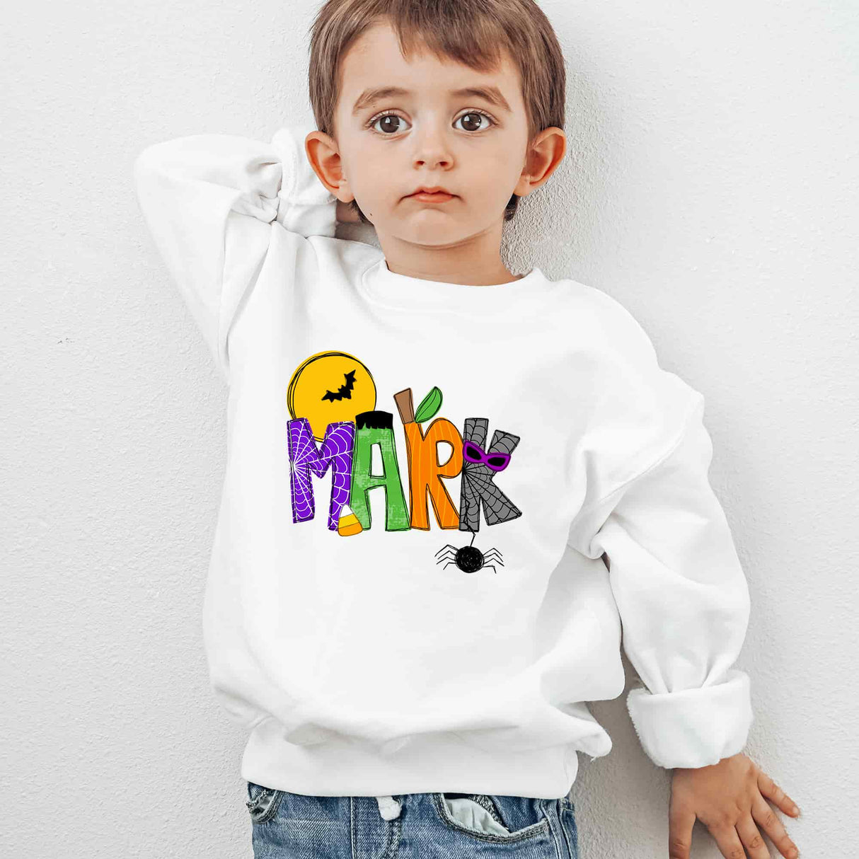Halloween Name Sweatshirt - Petite & Sassy Designs