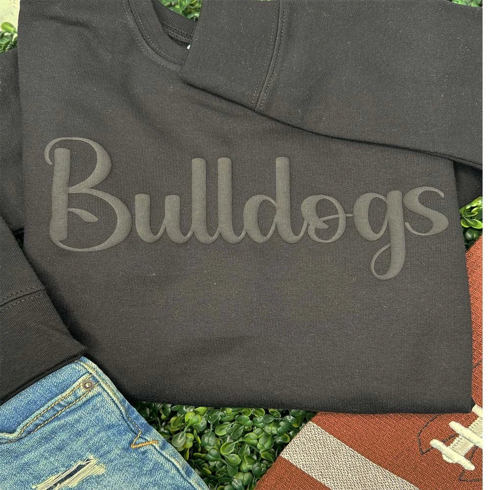 Puff Bulldogs Sweatshirt - Petite & Sassy Designs