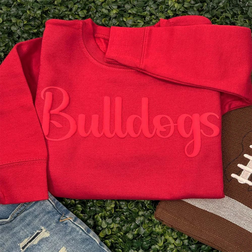 Puff Bulldogs Sweatshirt - Petite & Sassy Designs