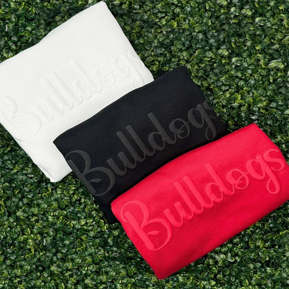 Puff Bulldogs Sweatshirt - Petite & Sassy Designs