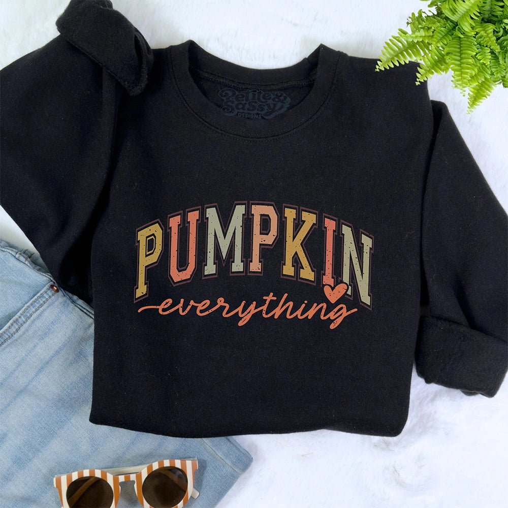 Pumpkin Everything Sweatshirt - Petite & Sassy Designs
