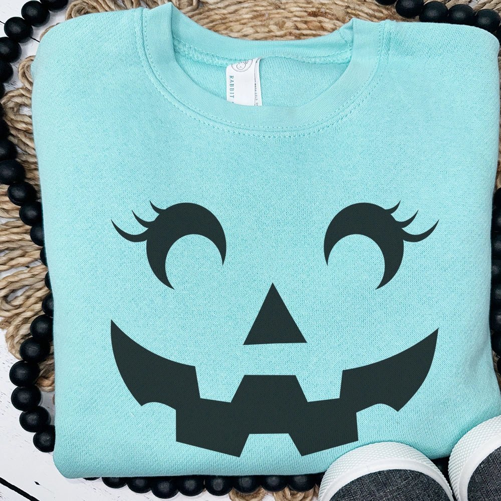Jack - O - Lantern Face Sweatshirt - Petite & Sassy Designs