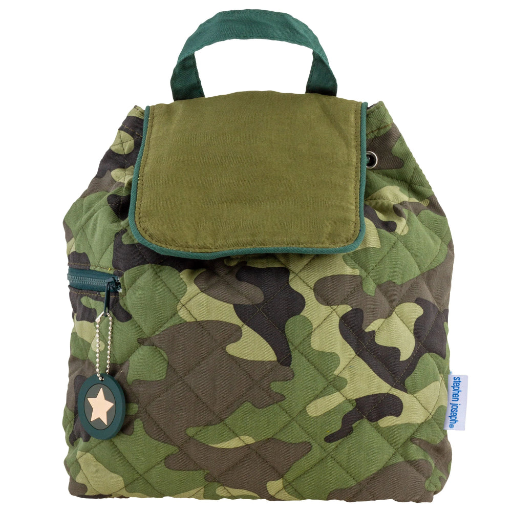 Camo Quilted Backpack - Petite & Sassy Designs