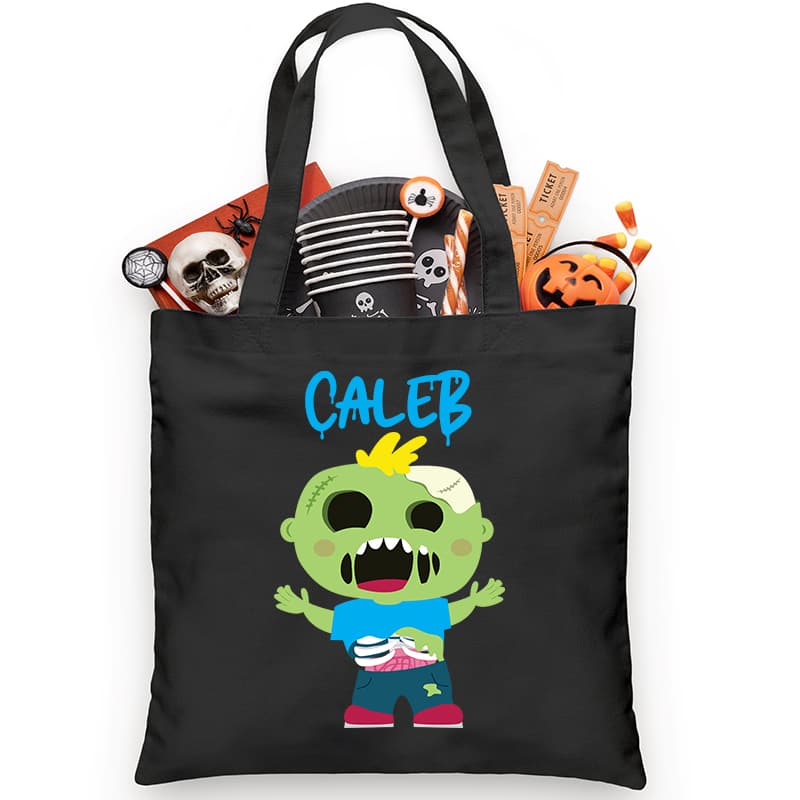 Screaming Zombie Trick or Treat Bag - Petite & Sassy Designs