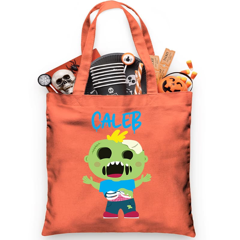 Screaming Zombie Trick or Treat Bag - Petite & Sassy Designs