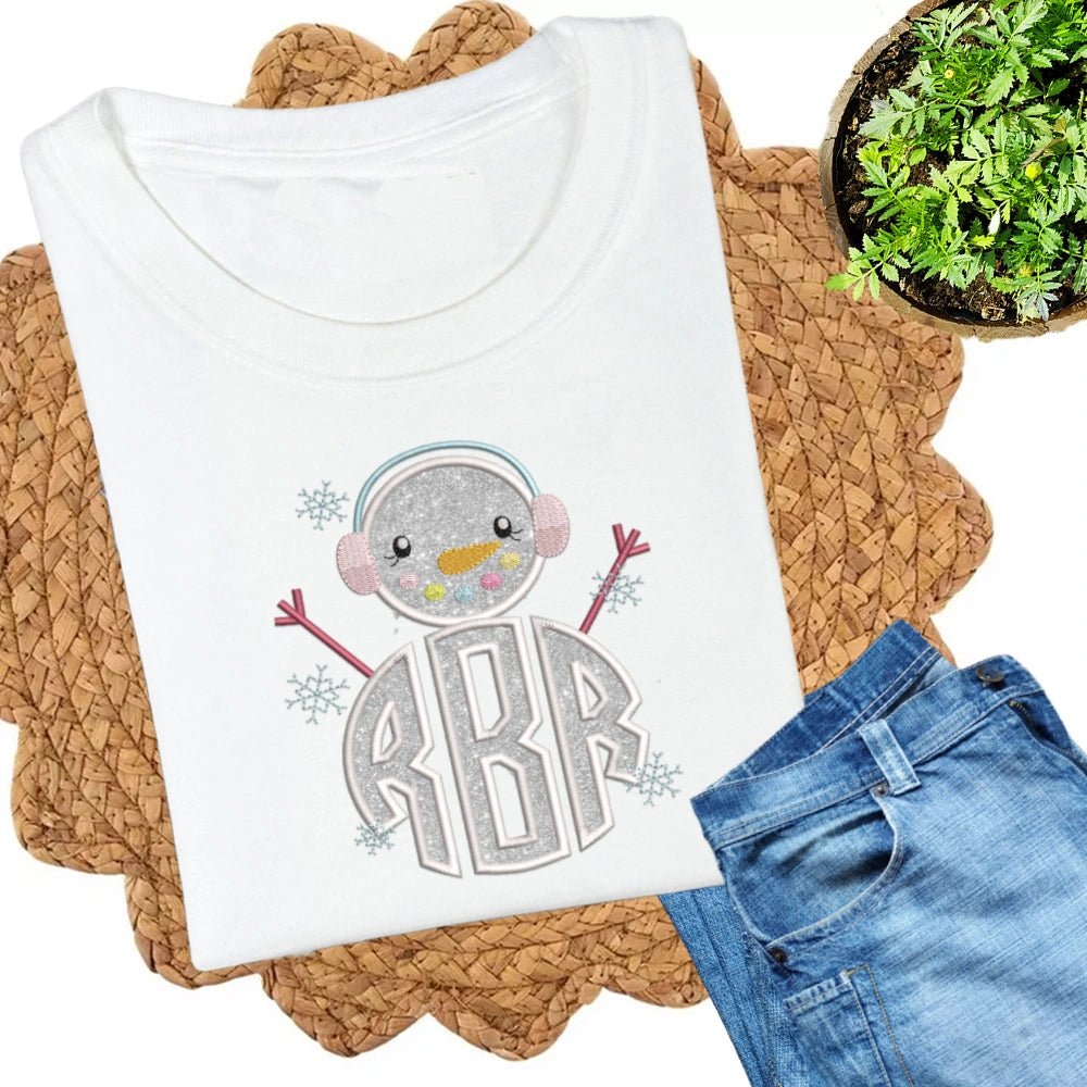 Holiday Monograms with Glitter - Petite & Sassy Designs