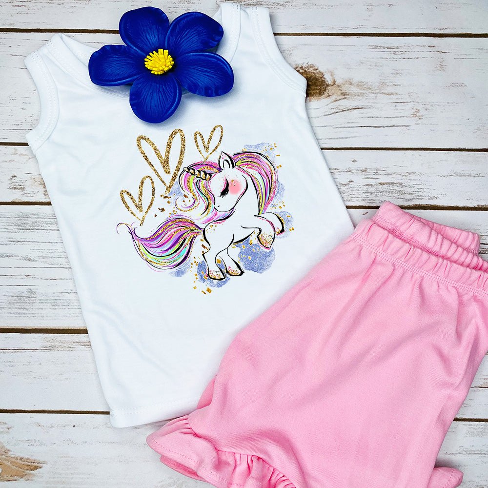 Unicorn Summer Tank - Petite & Sassy Designs