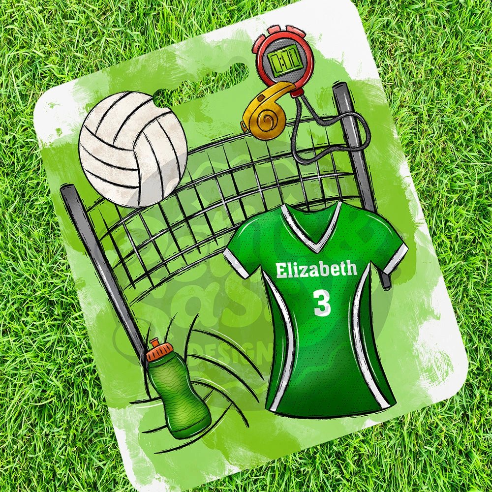Personalized Volleyball Stadium Cushion - Petite & Sassy Designs