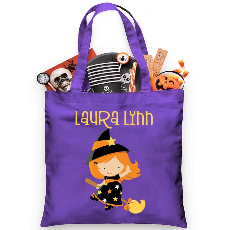 Sweet Witch Trick or Treat Bag - Petite & Sassy Designs