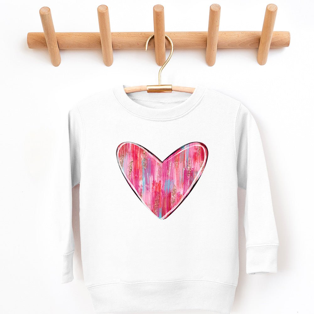 Abstract Heart Valentine's Day Sweatshirt - Petite & Sassy Designs