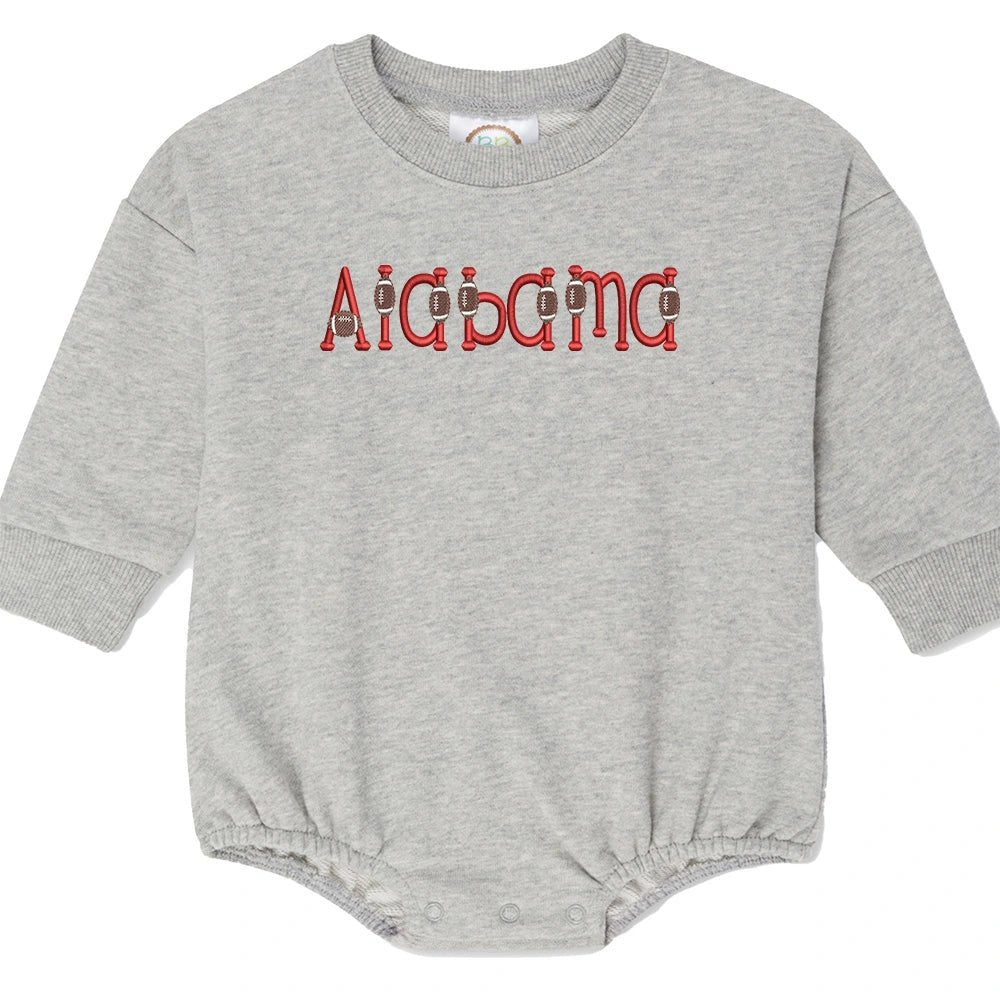 Alabama Sweatshirt Bubble - Petite & Sassy Designs