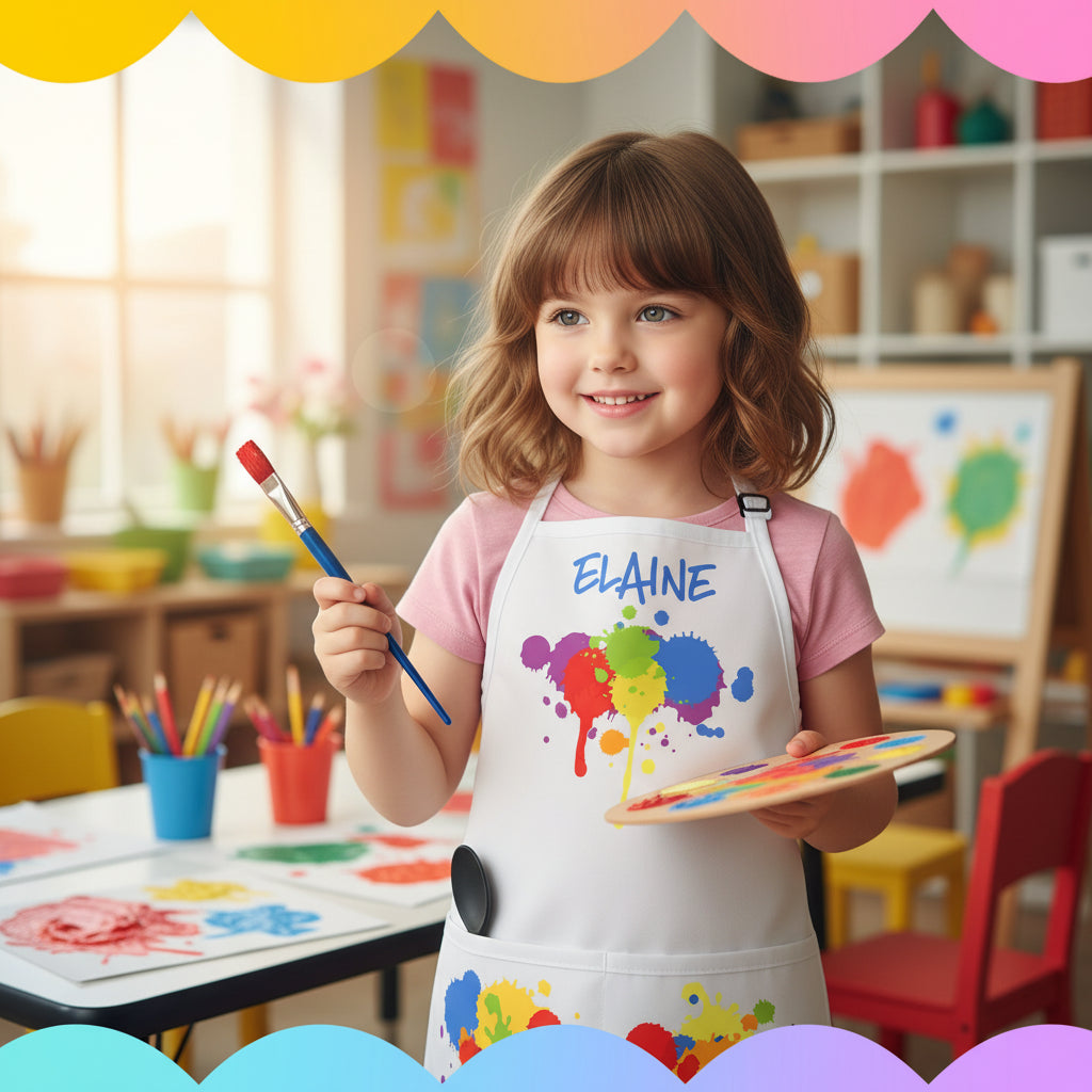 Paint Splatter Apron - Petite & Sassy Designs