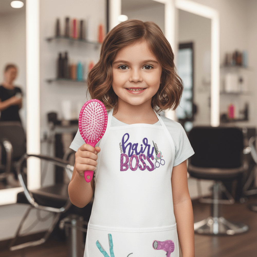 Hair Boss Kids Apron - Petite & Sassy Designs