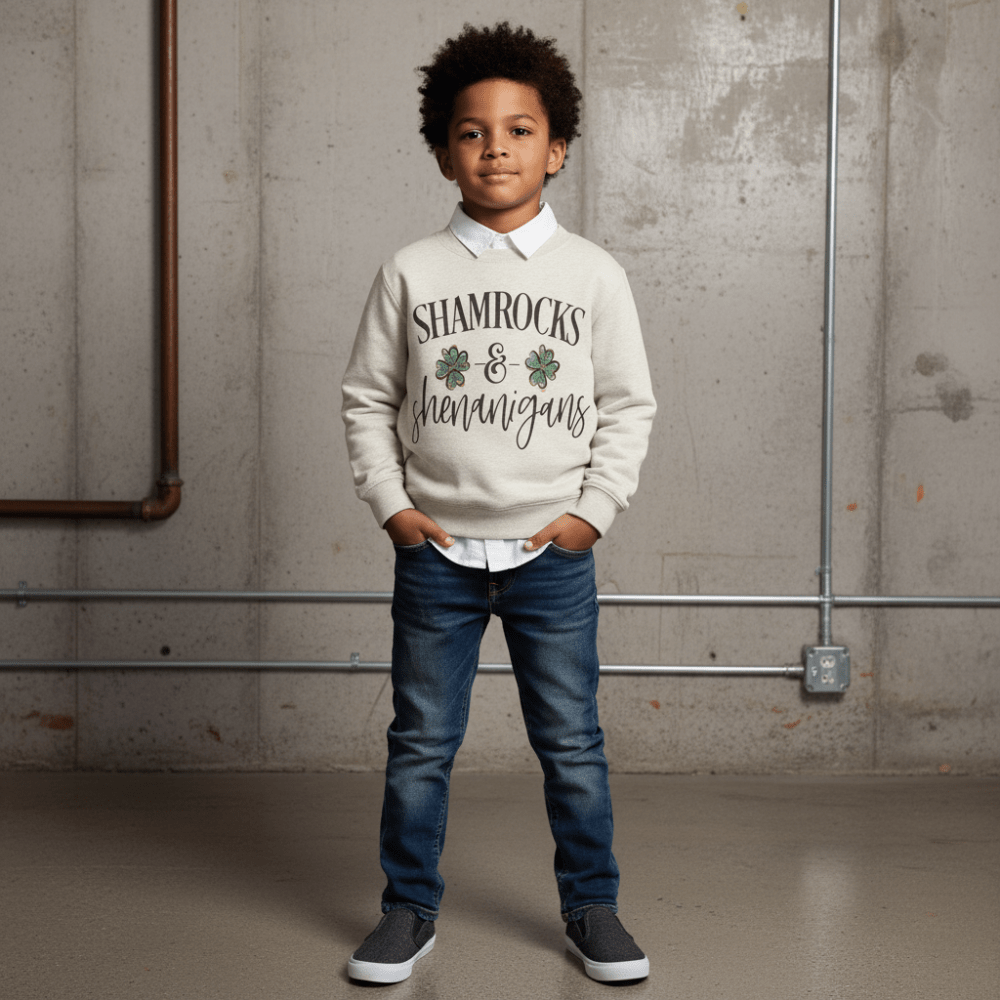 Shamrock and Shenanigans Sweatshirt - Petite & Sassy Designs