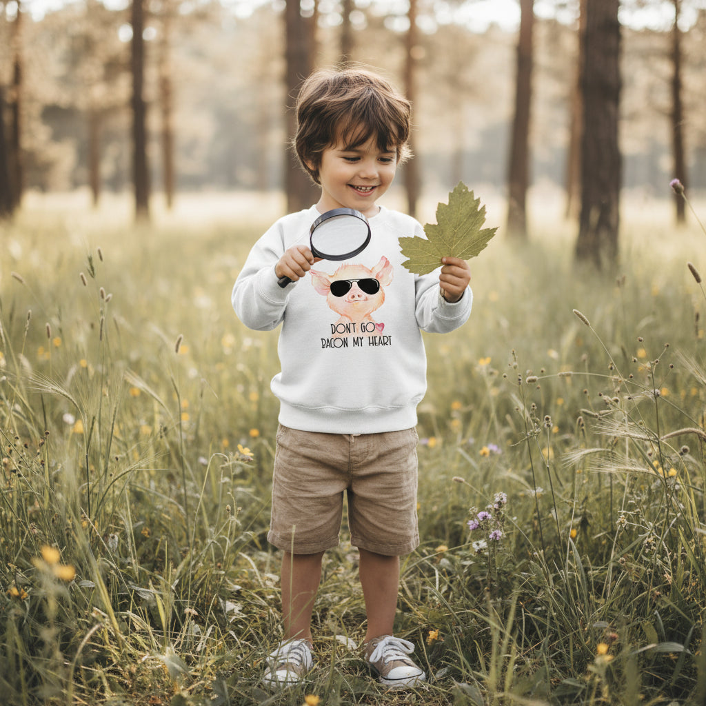 Don't Go Bacon My Heart Heart Pullover